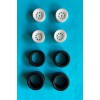Wheels + tires – Gotti / 4 pcs / for R5 Turbo rally 1/24